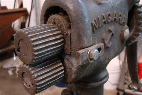 vintage sheet metal roller